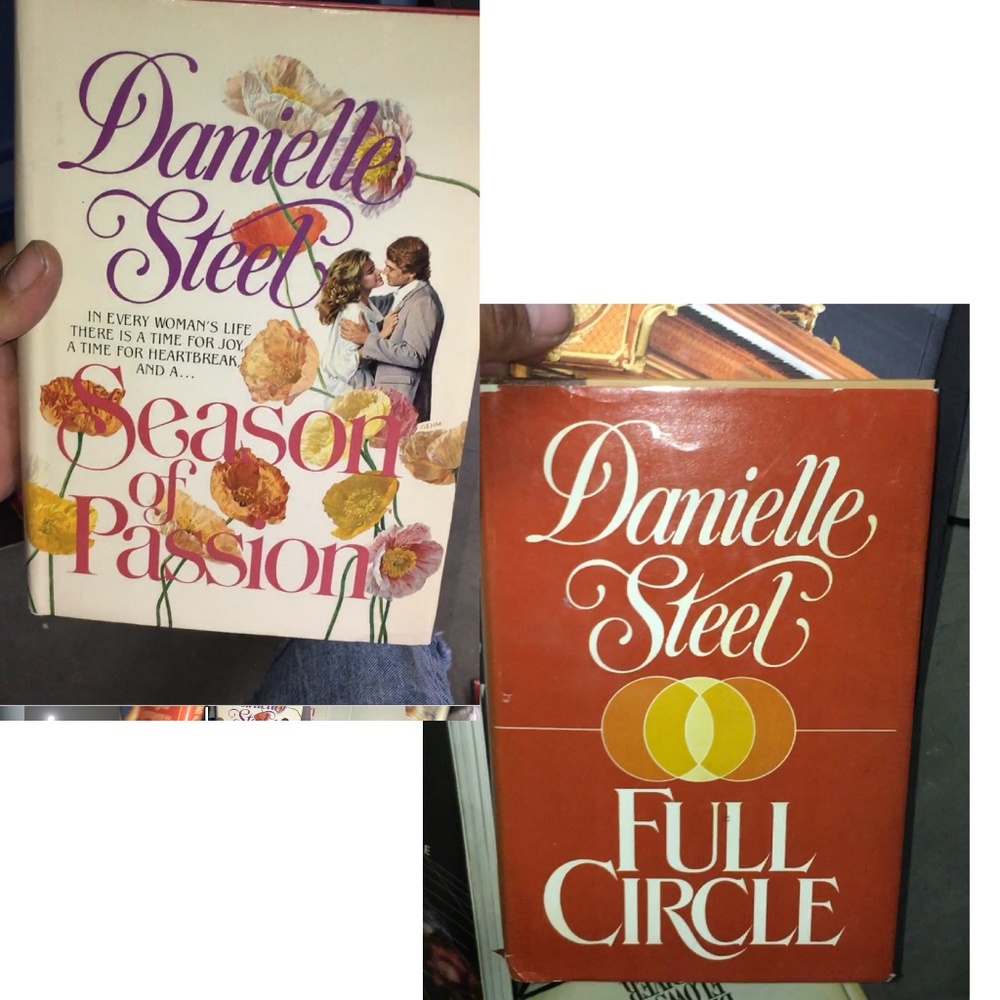 2 Danielle Steel Novels ; Season of Passion & Full Circle